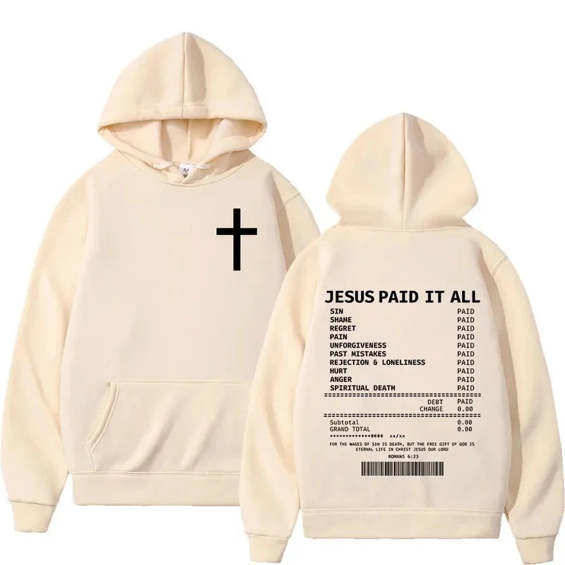 Jesus Paid It All Hooded Sweatshirt