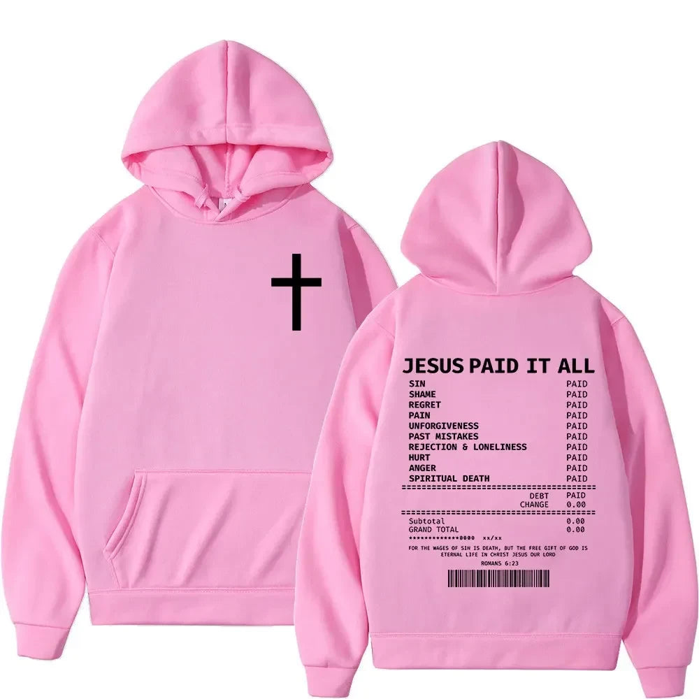 Jesus Paid It All Hooded Sweatshirt