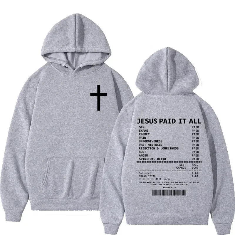 Jesus Paid It All Hooded Sweatshirt