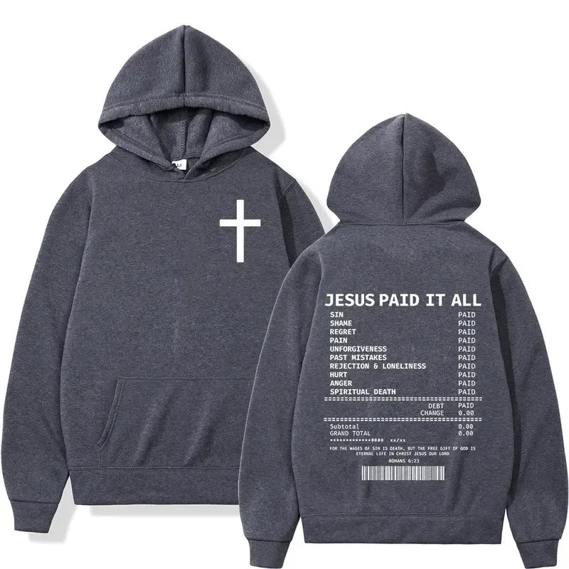 Jesus Paid It All Hooded Sweatshirt
