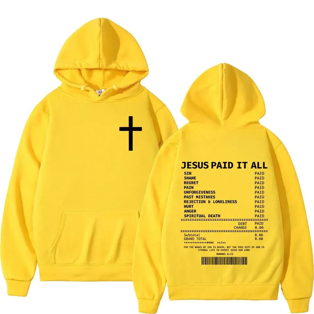 Jesus Paid It All Hooded Sweatshirt