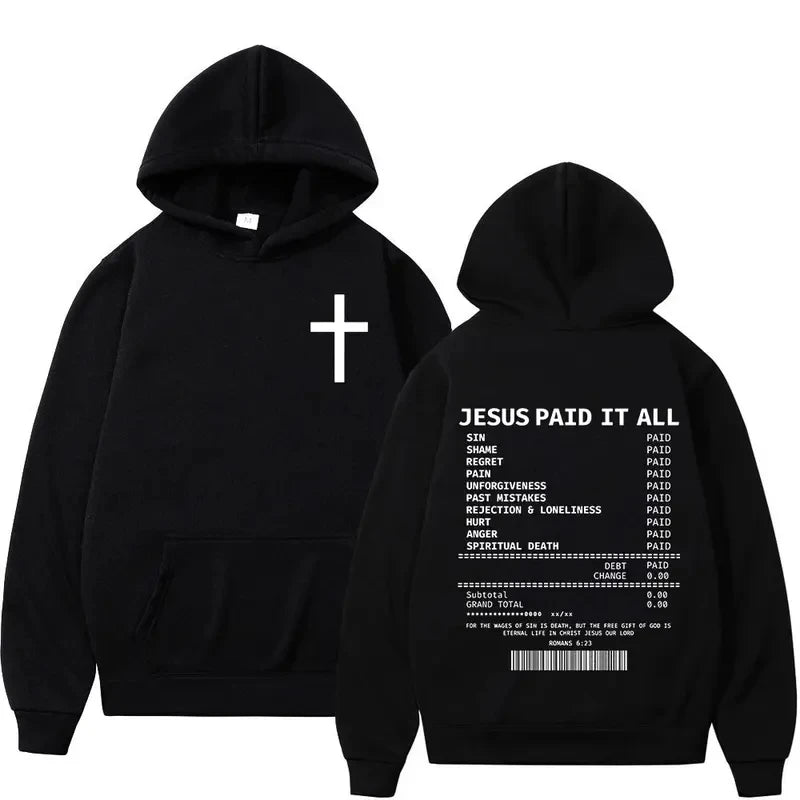 Jesus Paid It All Hooded Sweatshirt