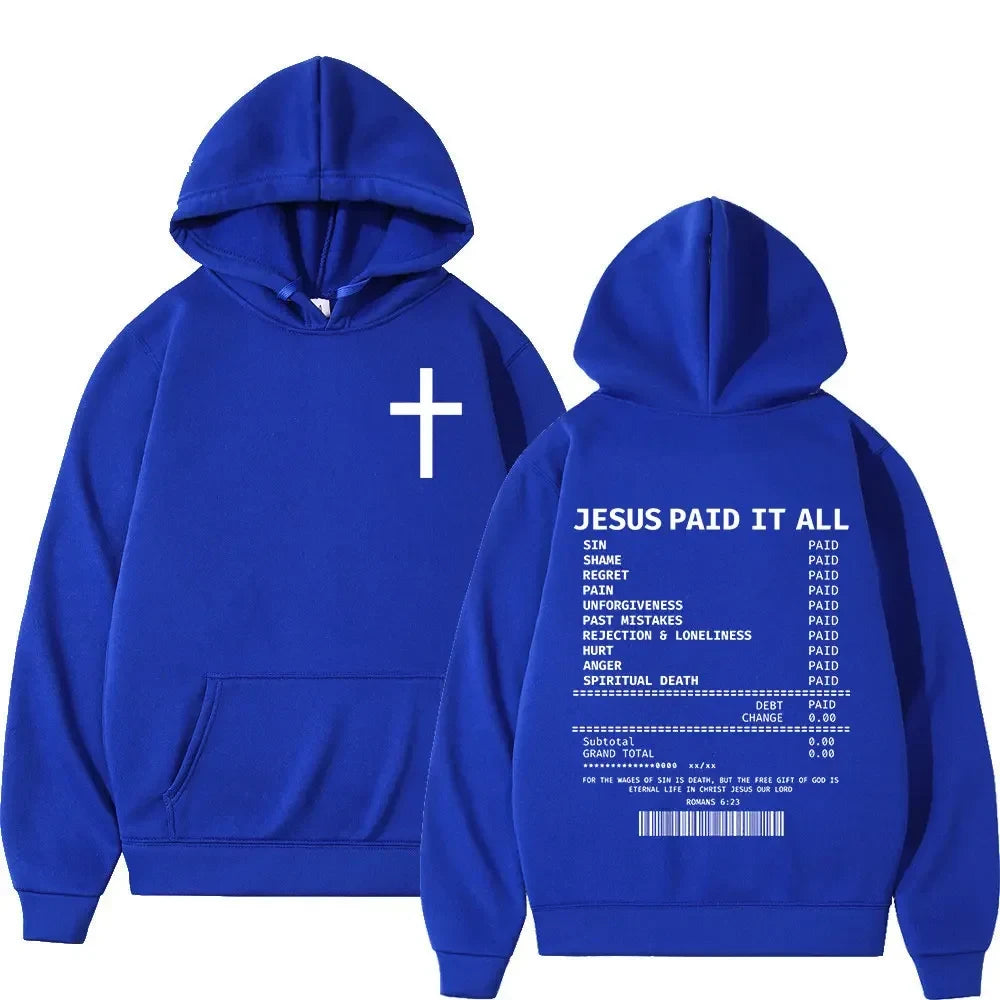 Jesus Paid It All Hooded Sweatshirt