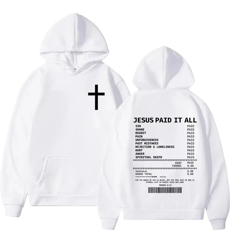 Jesus Paid It All Hooded Sweatshirt