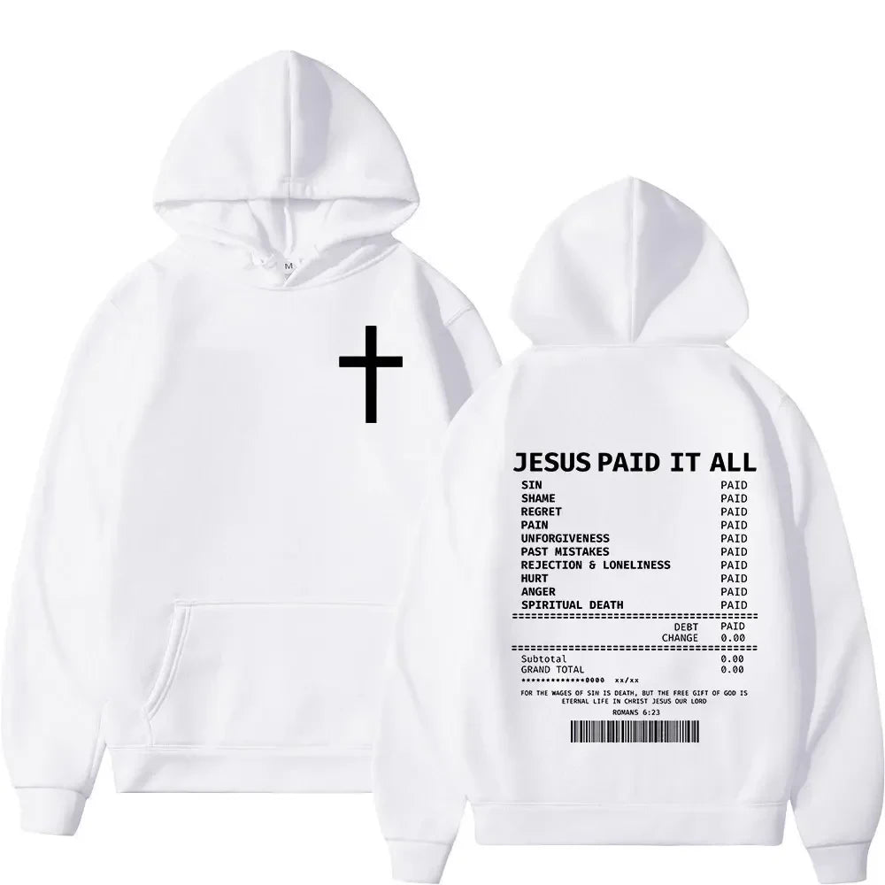 Jesus Paid It All Hooded Sweatshirt
