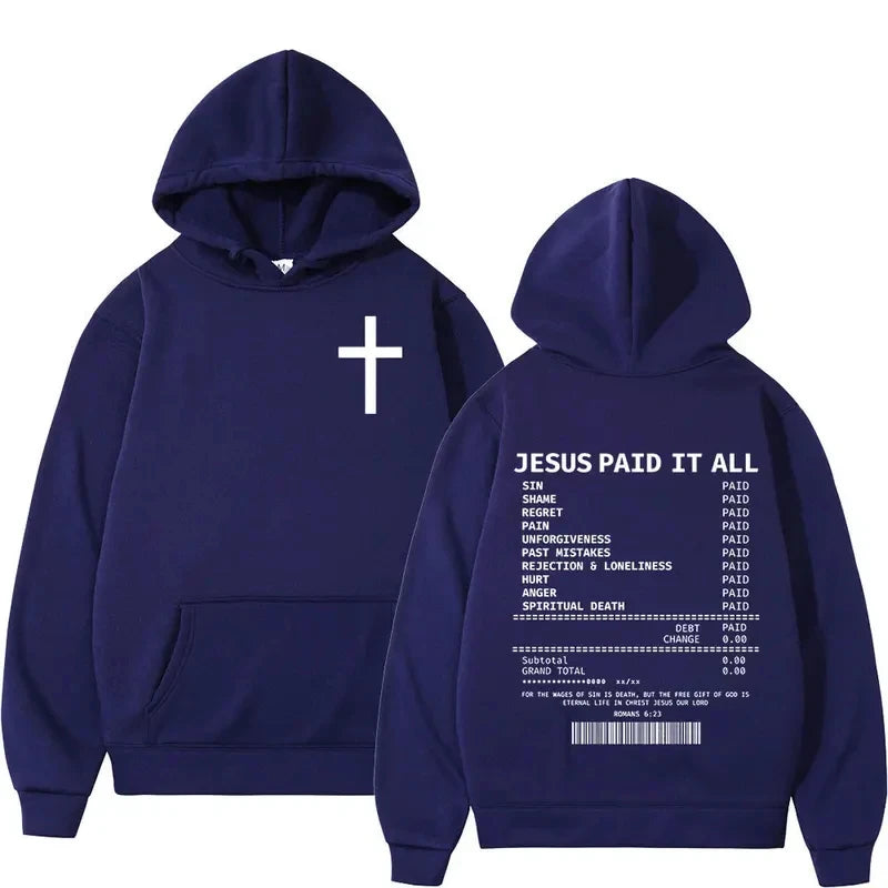 Jesus Paid It All Hooded Sweatshirt