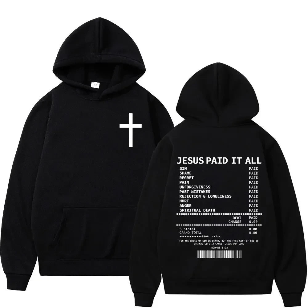 Jesus Paid It All Hooded Sweatshirt