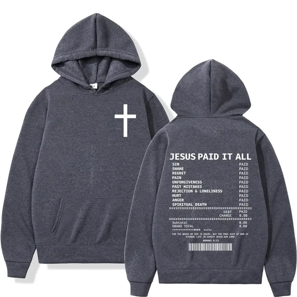 Jesus Paid It All Hooded Sweatshirt