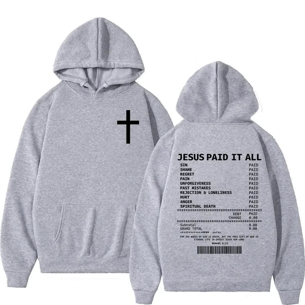 Jesus Paid It All Hooded Sweatshirt