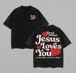 Vintage Washed Christian Graphic Tee