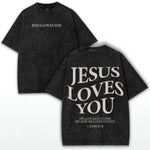 Vintage Washed Christian Graphic Tee