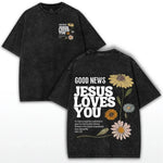 Vintage Washed Christian Graphic Tee