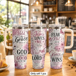 Jesus God Vacuum Insulated Water Tumbler