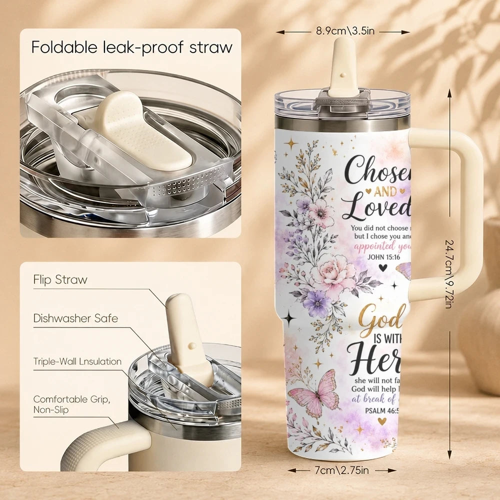 Jesus God Vacuum Insulated Water Tumbler