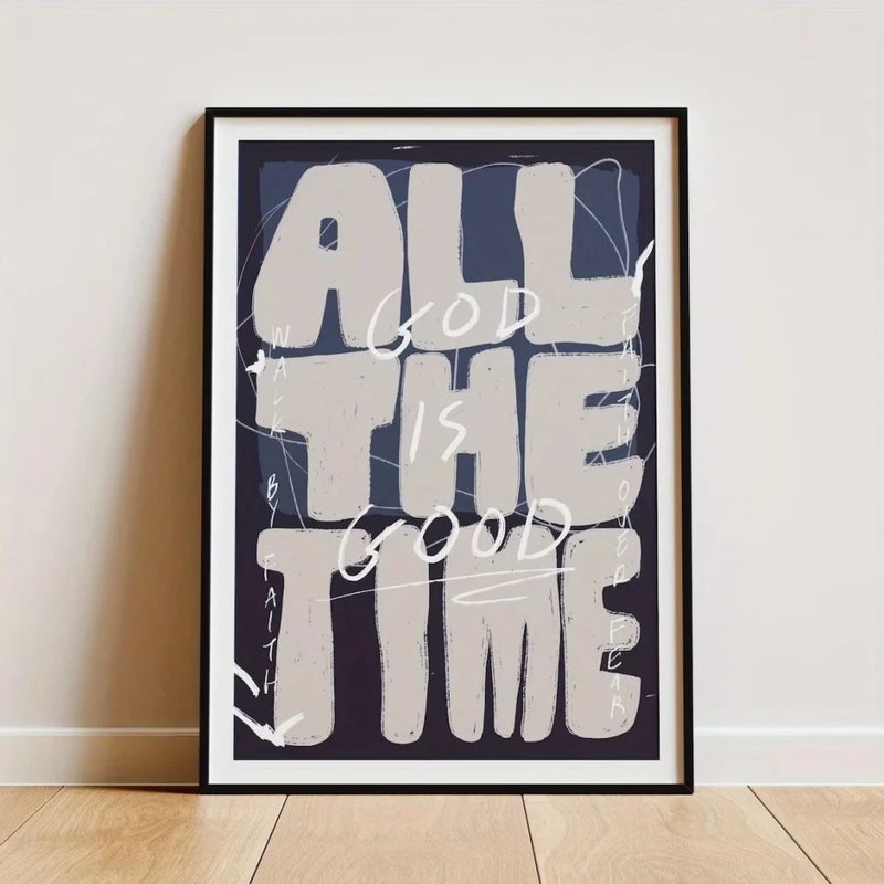 Inspirational Christian Bible Wall Art Canvas