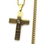 Stainless Steel Cross Pendant Necklace