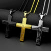 Stainless Steel Cross Pendant Necklace
