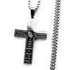 Stainless Steel Cross Pendant Necklace