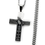 Stainless Steel Cross Pendant Necklace