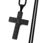 Stainless Steel Cross Pendant Necklace