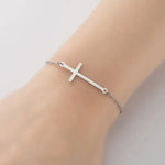 Stainless Steel Cross Charm Bracelet