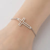 Stainless Steel Cross Charm Bracelet