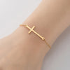 Stainless Steel Cross Charm Bracelet