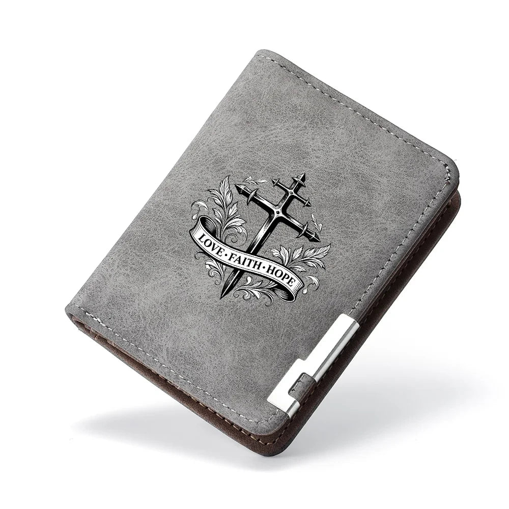 Mens Vintage Suede Bifold Wallet