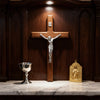 Hand Carved Wooden Wall Cross