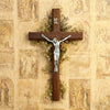 Hand Carved Wooden Wall Cross