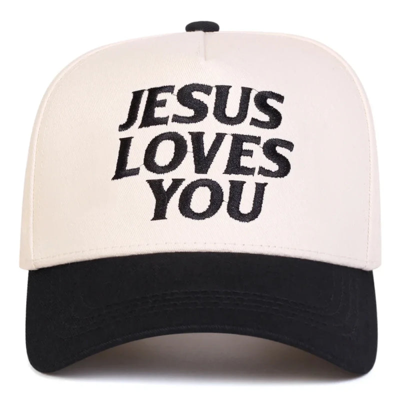 Jesus Loves You Embroidery Baseball Cap