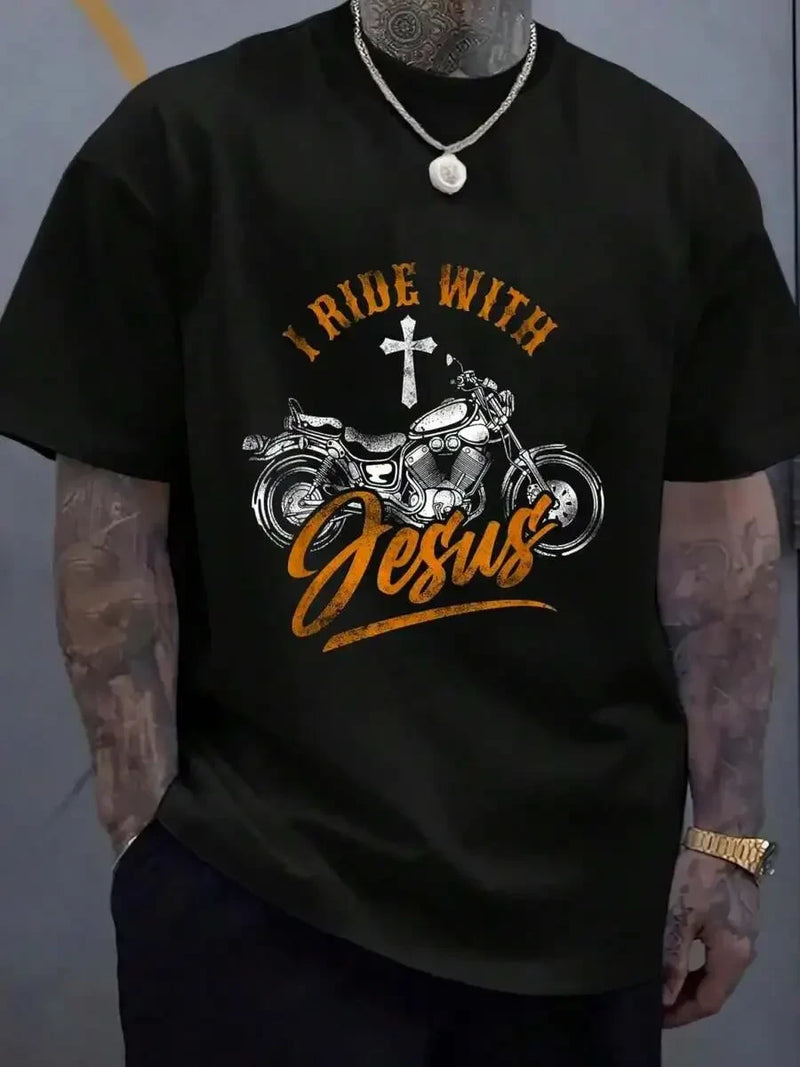 Christian Motorcycle Biker Faith T-Shirt