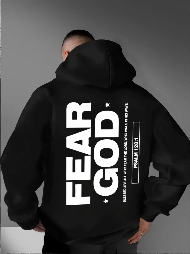 Mens Fleece Christian Faith Hoodie