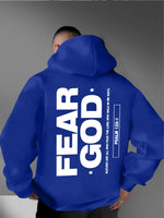 Mens Fleece Christian Faith Hoodie