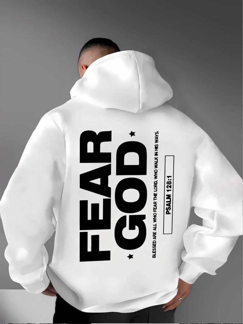 Mens Fleece Christian Faith Hoodie