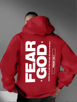 Mens Fleece Christian Faith Hoodie