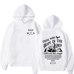 Fleece Warm Letter Print Hoodie