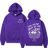 Fleece Warm Letter Print Hoodie