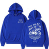 Fleece Warm Letter Print Hoodie