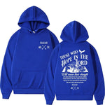 Fleece Warm Letter Print Hoodie