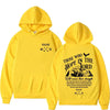 Fleece Warm Letter Print Hoodie