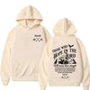 Fleece Warm Letter Print Hoodie