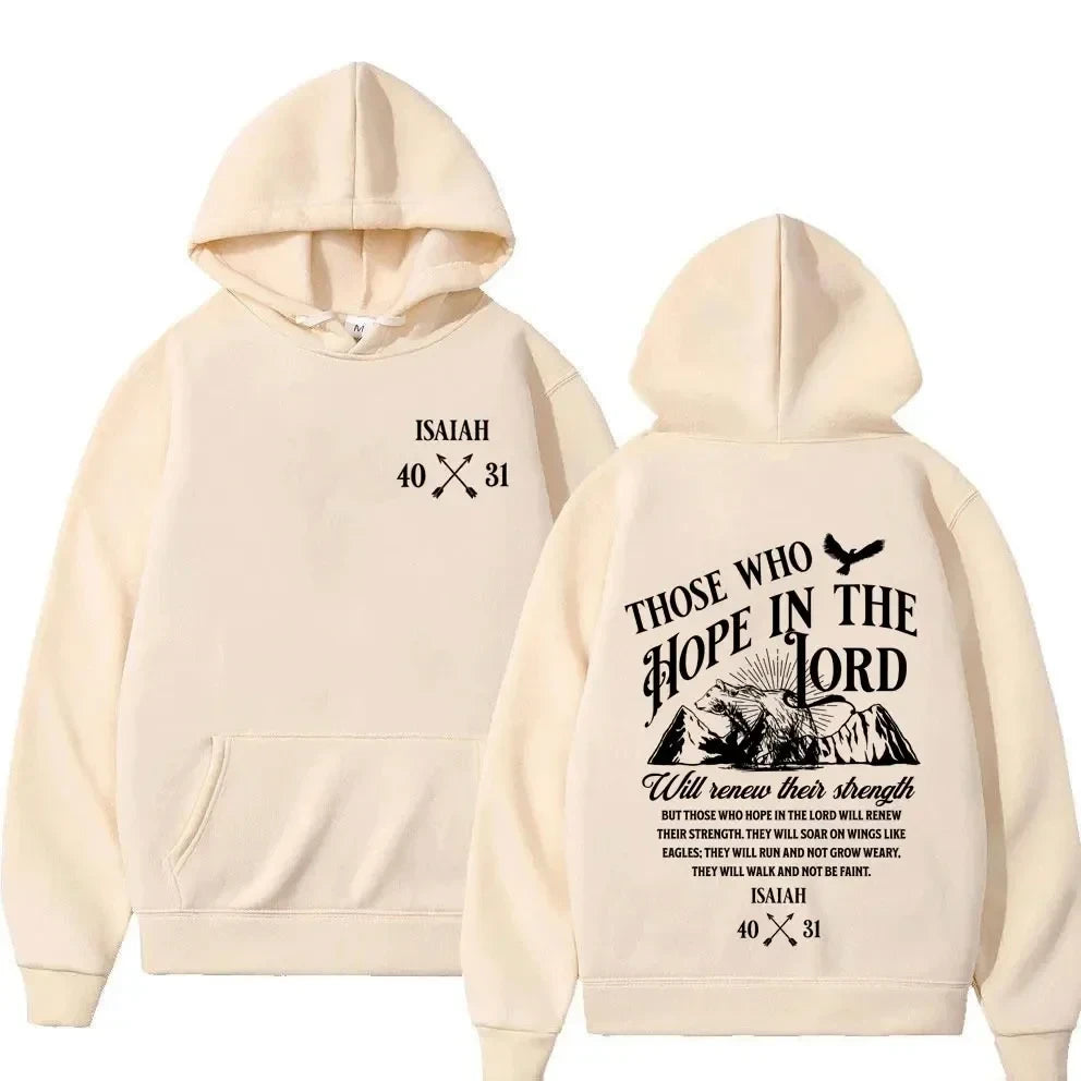Fleece Warm Letter Print Hoodie