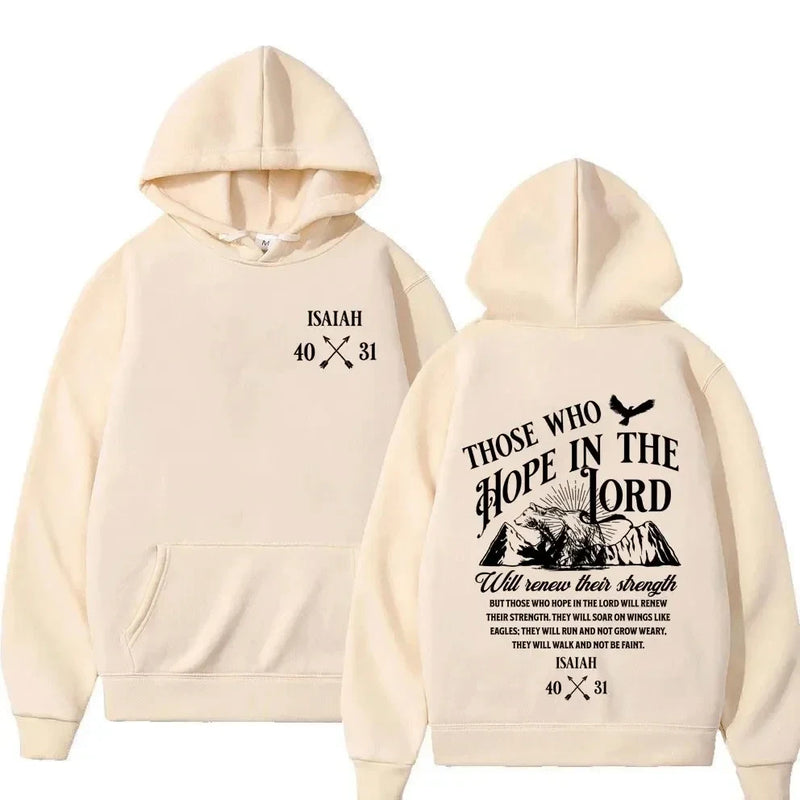 Fleece Warm Letter Print Hoodie