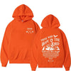Fleece Warm Letter Print Hoodie