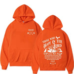 Fleece Warm Letter Print Hoodie