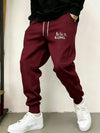 Graphic Print Tapered Sweatpants