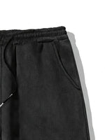 Mens Bible Print Drawstring Sweatpants