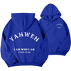 Letter Print Fleece Hooded Sweatshirt
