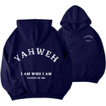 Letter Print Fleece Hooded Sweatshirt